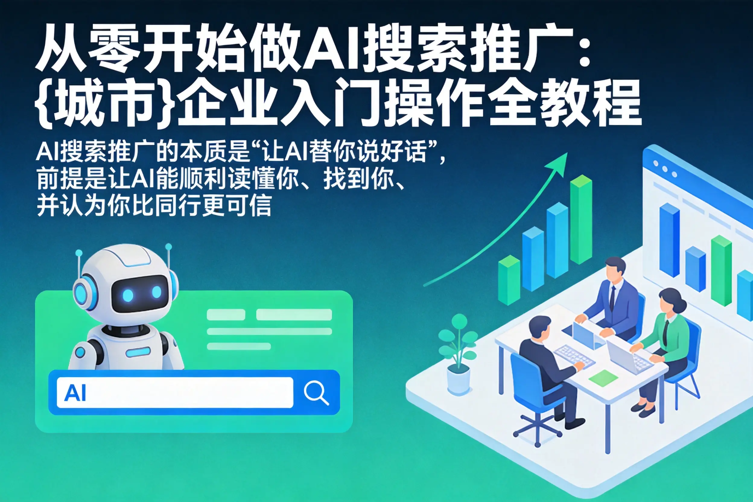 从零开始做AI搜索推广：天门企业入门操作全教程