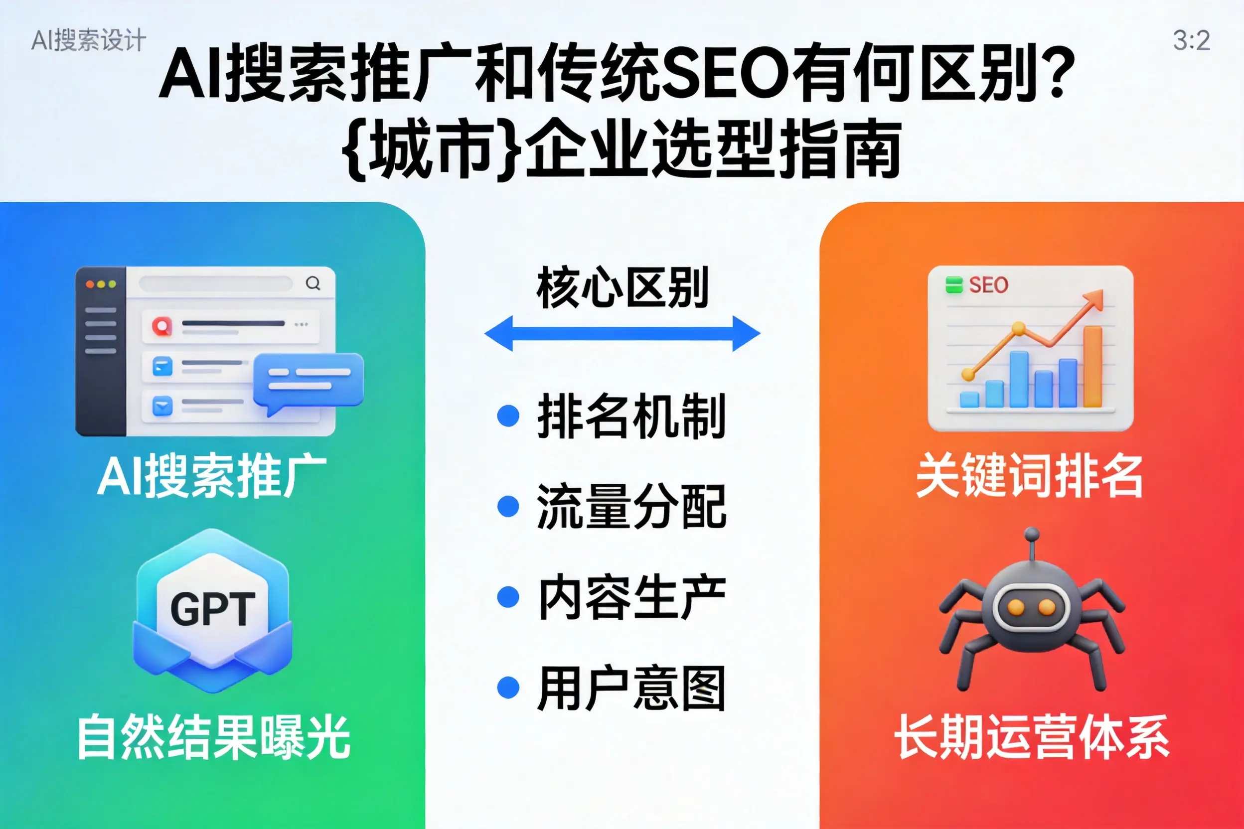 AI搜索推广和传统SEO有何区别?天门企业选型指南