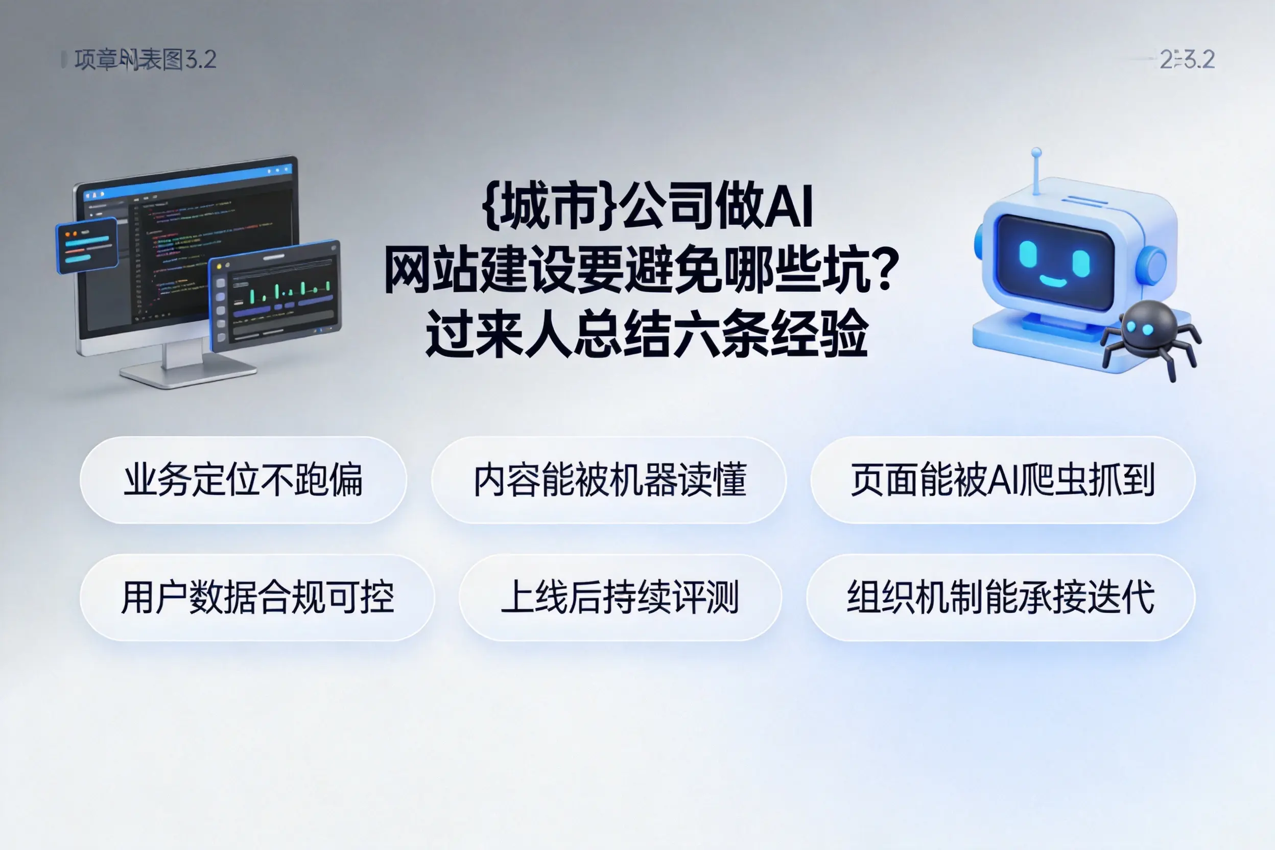 天门公司做AI网站建设要避免哪些坑?过来人总结六条经验