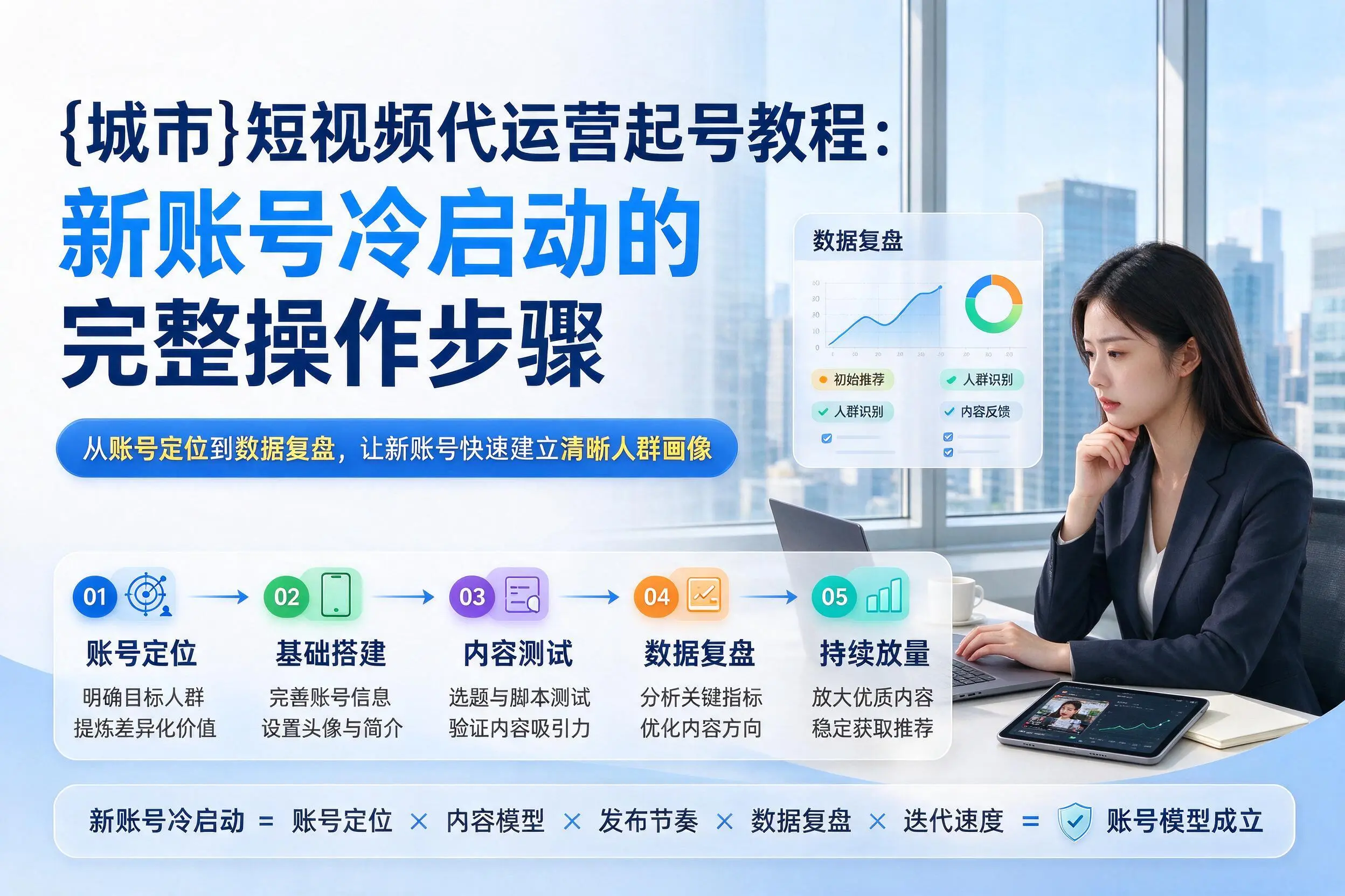 天门短视频代运营起号教程：新账号冷启动的完整操作步骤
