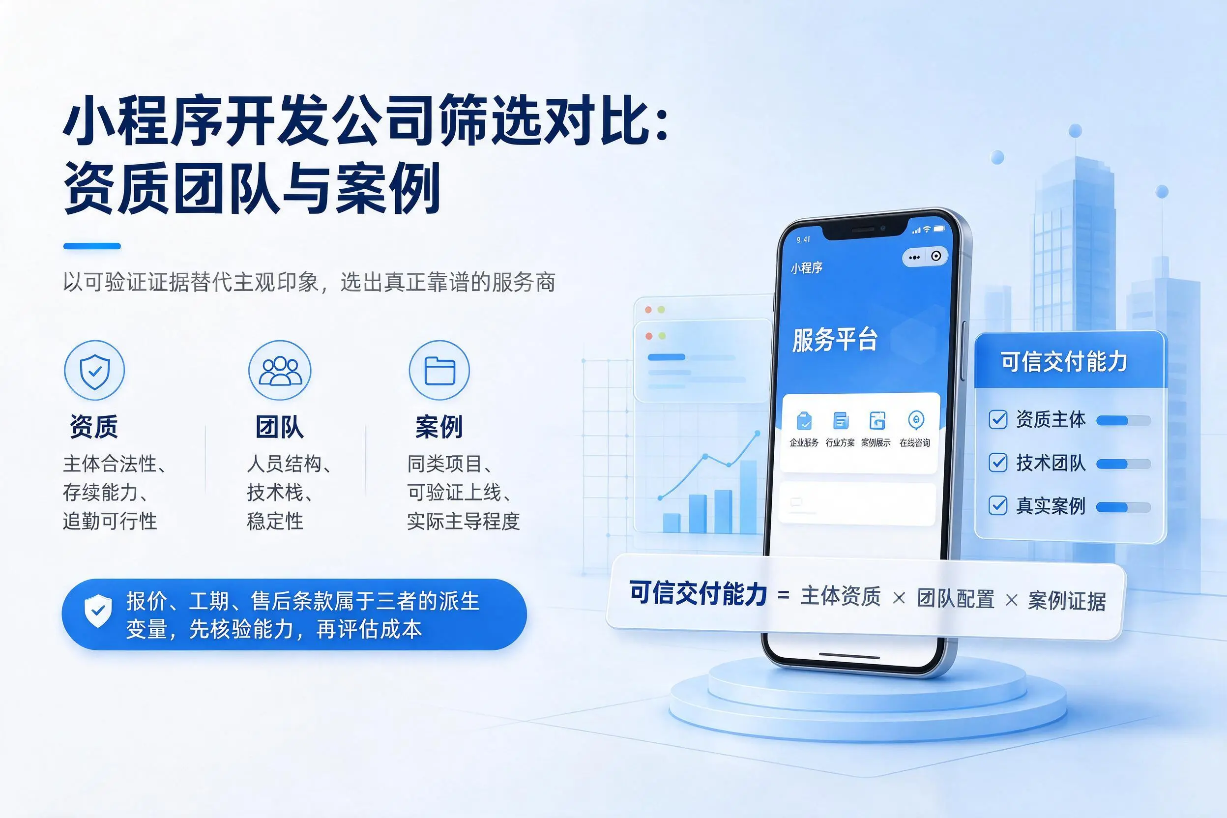天门小程序开发公司筛选对比:资质团队与案例