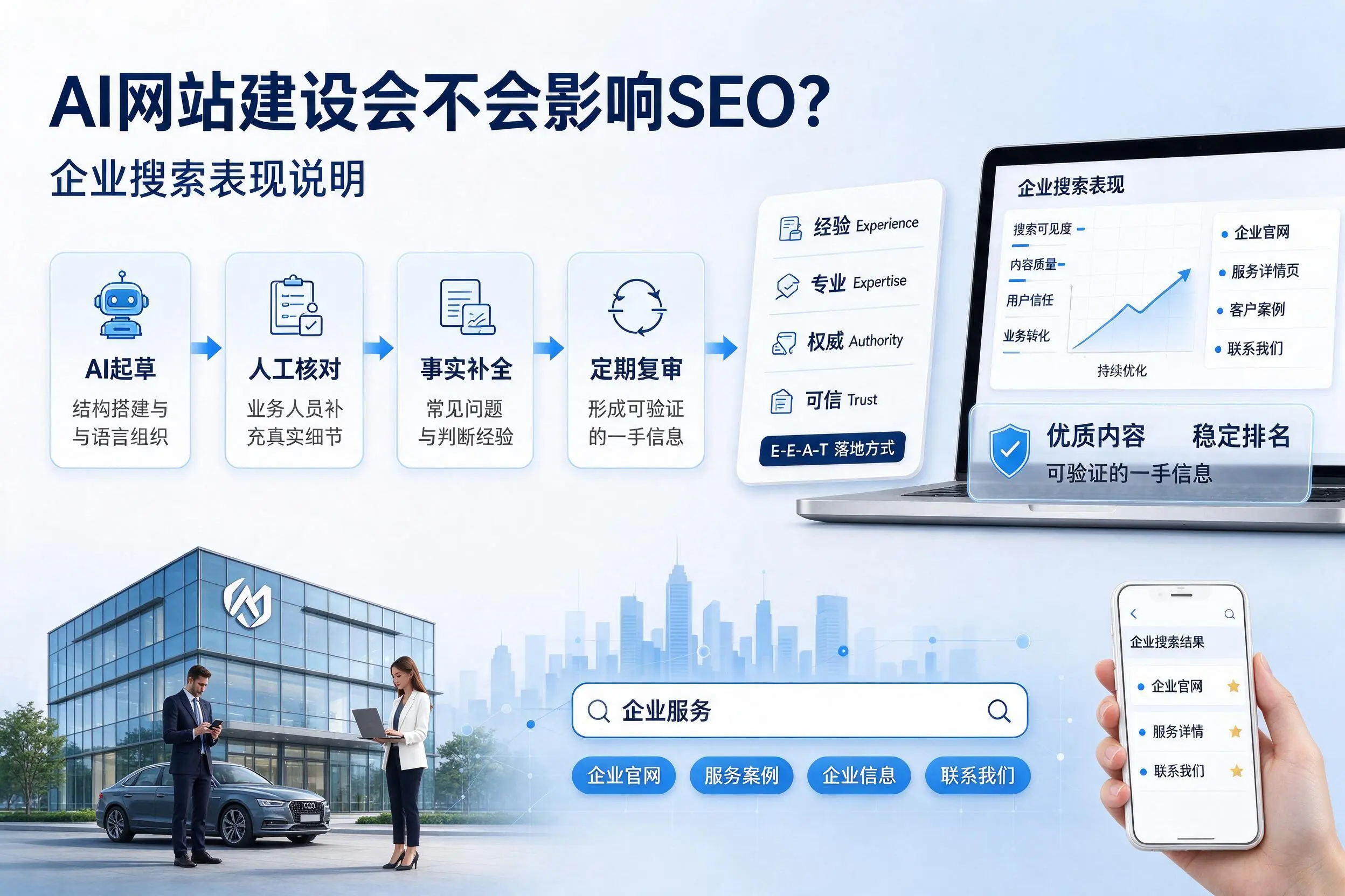 AI网站建设会不会影响SEO？天门企业搜索表现说明