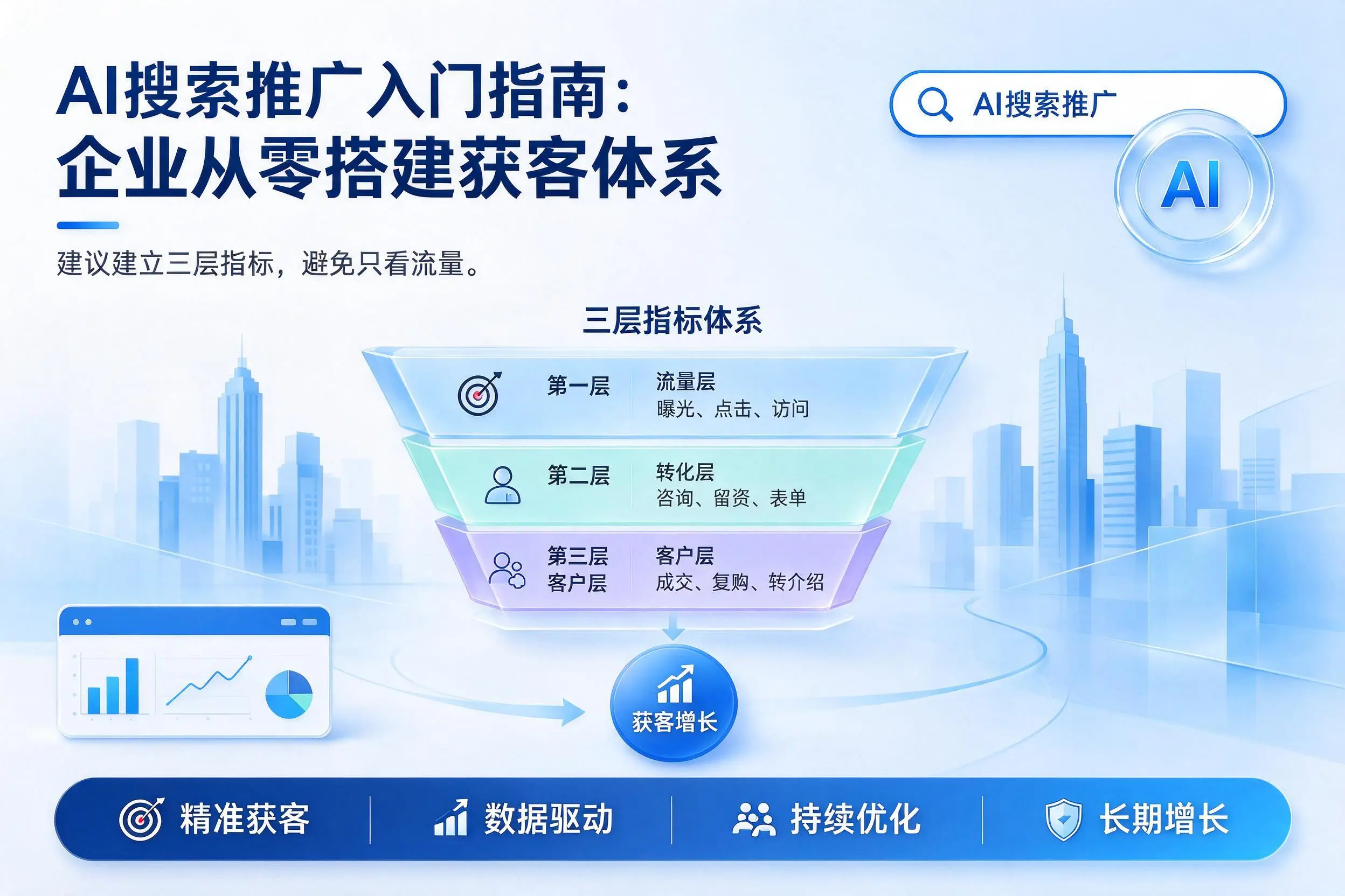 AI搜索推广入门指南:天门企业从零搭建获客体系